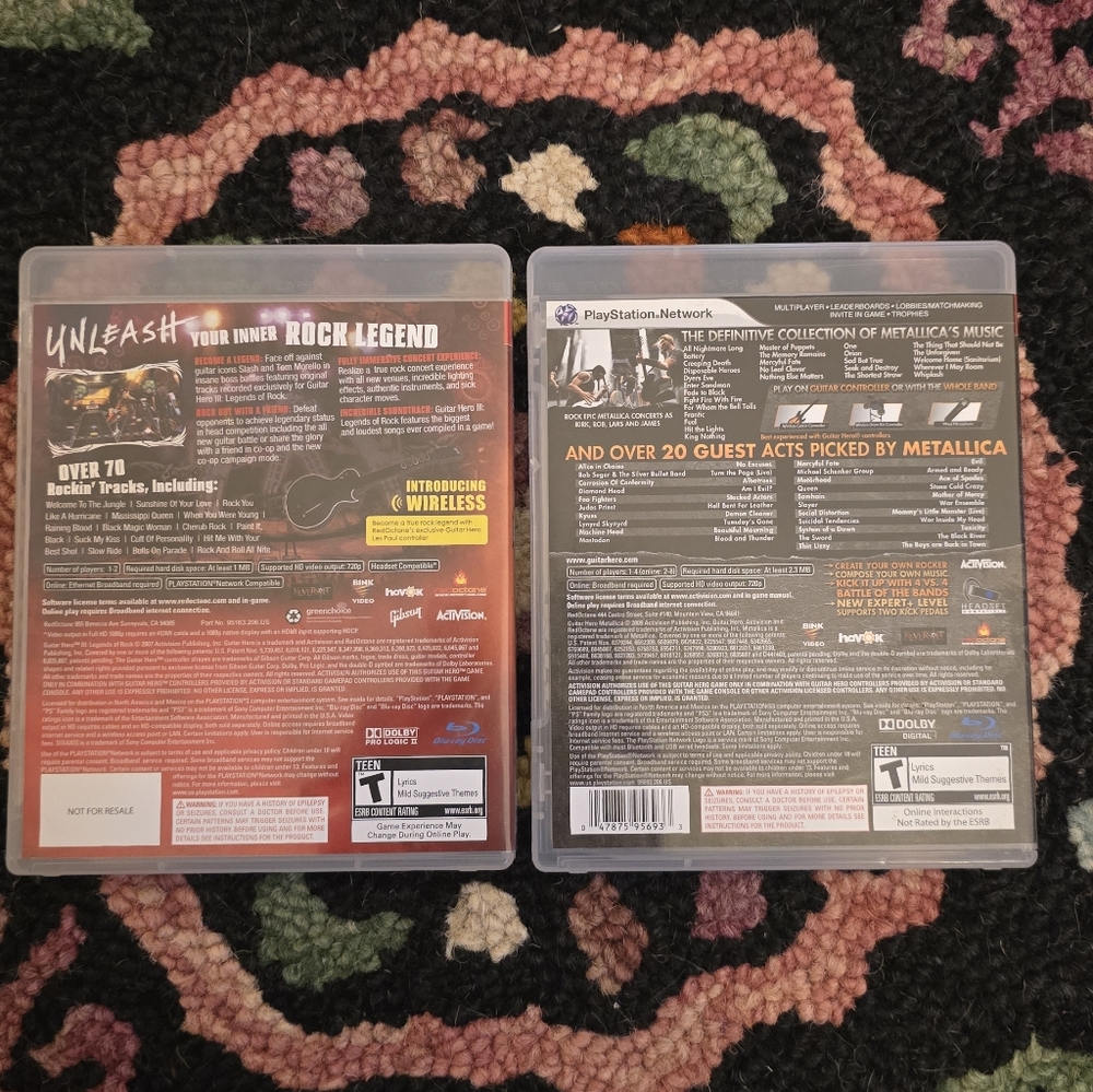 Guitar Hero LOR and Metallica for PlayStation 3 - Picture 2 of 5